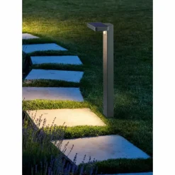 Borne lumineuse Reality Esquel LED Anthracite, 1 lumière, Détecteur de mouvement