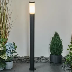 Borne lumineuse Ruti Noir, 1 lumière