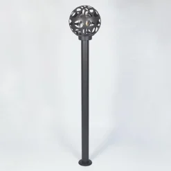 Borne lumineuse Saaseg Noir, 1 lumière