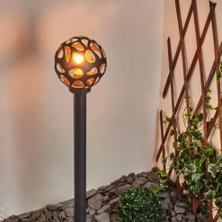 Borne lumineuse Saaseg Noir, 1 lumière