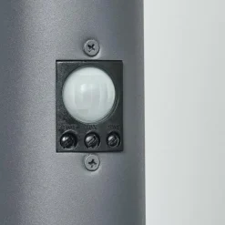 Borne lumineuse Sessa Anthracite, 1 lumière, Détecteur de mouvement