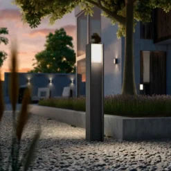 Borne lumineuse set x 2 Philips Hue Turaco LED Anthracite, 1 lumière