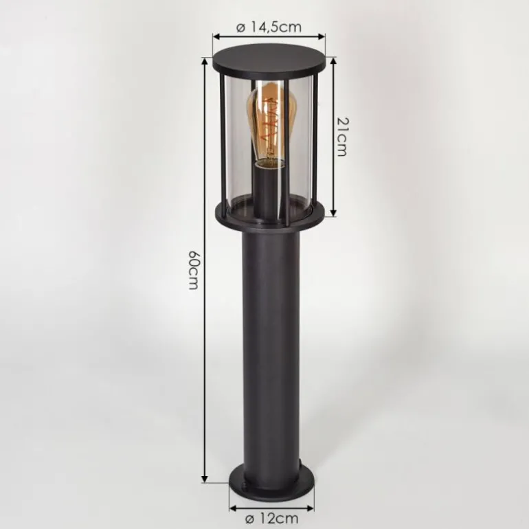 Borne lumineuse Sumalao Noir, 1 lumière