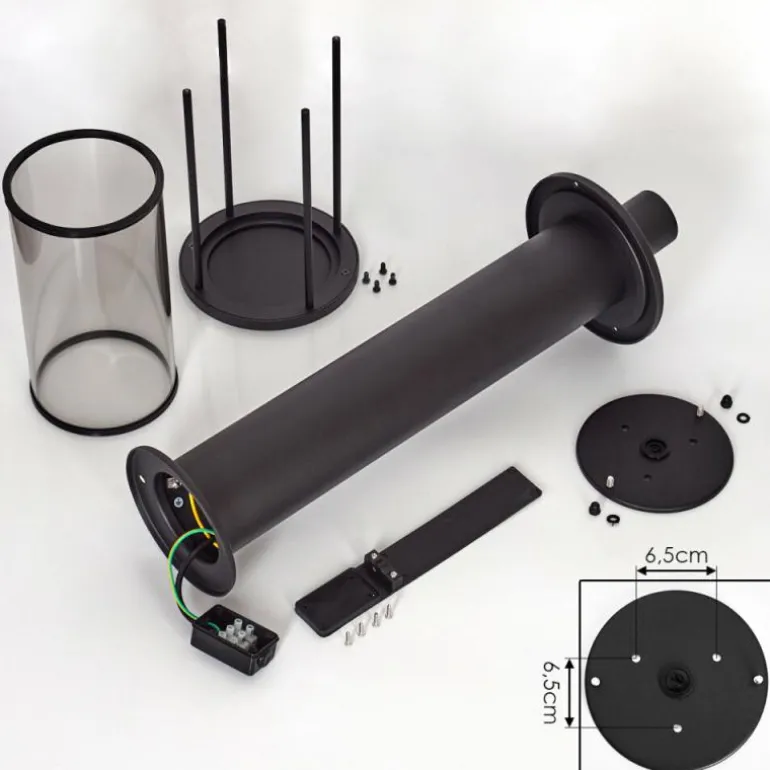 Borne lumineuse Sumalao Noir, 1 lumière