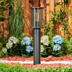 Borne lumineuse Sumalao Noir, 1 lumière