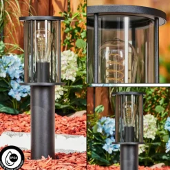 Borne lumineuse Sumalao Noir, 1 lumière