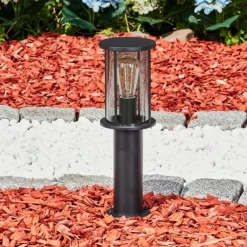 Borne lumineuse Sumalao Noir, 1 lumière