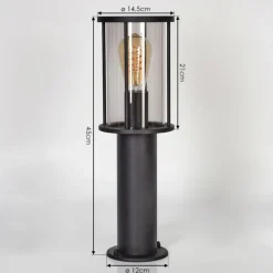 Borne lumineuse Sumalao Noir, 1 lumière