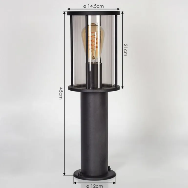 Borne lumineuse Sumalao Noir, 1 lumière