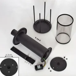 Borne lumineuse Sumalao Noir, 1 lumière