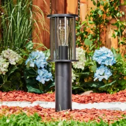 Borne lumineuse Sumalao Noir, 1 lumière