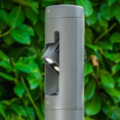 Borne lumineuse TETLIN LED Anthracite, 3 lumières