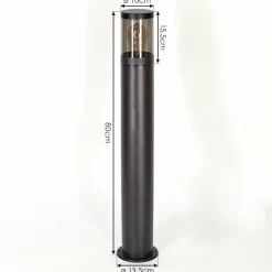 Borne lumineuse Tolsona Noir, 1 lumière