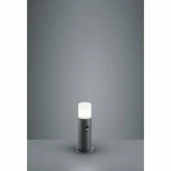 Borne lumineuse Trio HOOSIC Anthracite, 1 lumière, Détecteur de mouvement