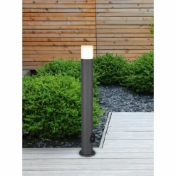 Borne lumineuse Trio Hoosic Anthracite, 1 lumière