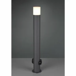 Borne lumineuse Trio Hoosic Anthracite, 1 lumière