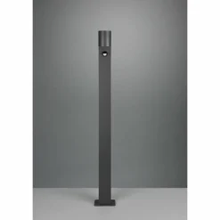 Borne lumineuse Trio Roya Anthracite, 1 lumière, Détecteur de mouvement
