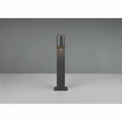Borne lumineuse Trio Roya Anthracite, 1 lumière, Détecteur de mouvement
