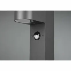 Borne lumineuse Trio Roya Anthracite, 1 lumière, Détecteur de mouvement