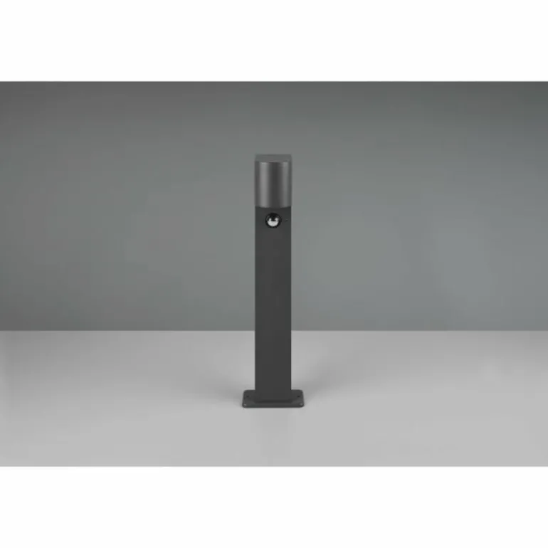 Borne lumineuse Trio Roya Anthracite, 1 lumière, Détecteur de mouvement