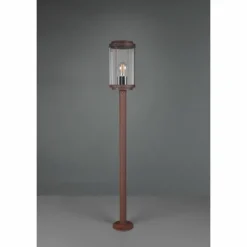 Borne lumineuse Trio Tanaro Rouille, 1 lumière