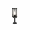 Borne lumineuse Trio Tanaro Anthracite, 1 lumière