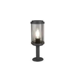 Borne lumineuse Trio Tanaro Anthracite, 1 lumière