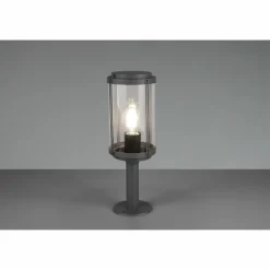 Borne lumineuse Trio Tanaro Anthracite, 1 lumière
