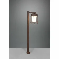 Borne lumineuse Trio Tuela Rouille, 1 lumière