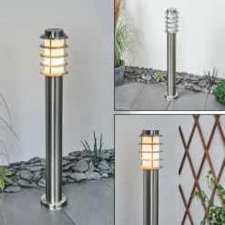 Borne lumineuse Tunes Nickel mat, 1 lumière