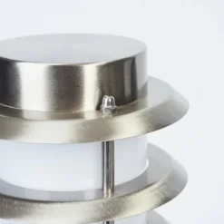 Borne lumineuse Tunes Nickel mat, 1 lumière