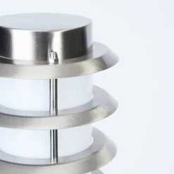 Borne lumineuse Tunes Nickel mat, 1 lumière