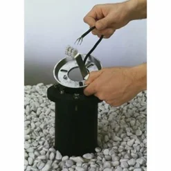 Boîtier d'encastrement au sol Albert 11 Noir