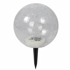 boule lumineuse Globo Solar LED Noir, 20 lumières