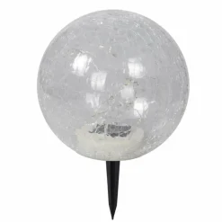 boule lumineuse Globo Solar LED Noir, 30 lumières