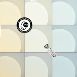 boule lumineuse iDual Diana LED Nickel mat, 1 lumière, Télécommandes, Changeur de couleurs