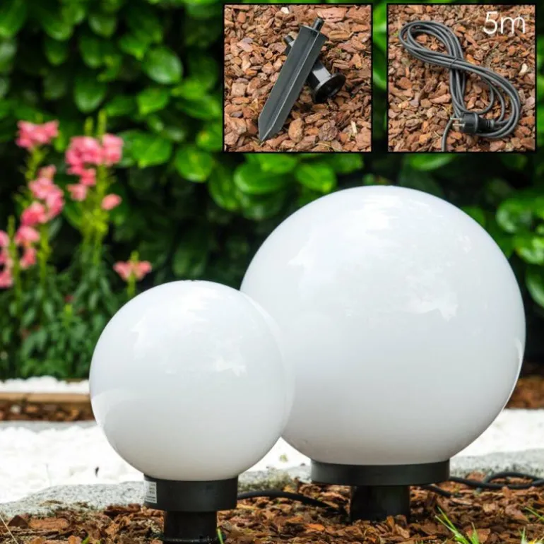 Boule lumineuse Miau Blanc, 2 lumières