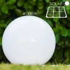 boule lumineuse Solar LED Acier inoxydable, 2 lumières