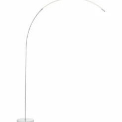 Bow Lampadaire Luminaires Brilliant LED Argenté, 1 lumière