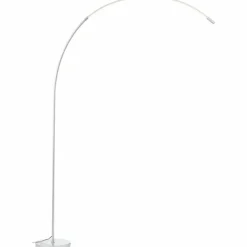 Bow Lampadaire Luminaires Brilliant LED Argenté, 1 lumière