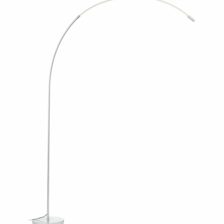 Bow Lampadaire Luminaires Brilliant LED Argenté, 1 lumière