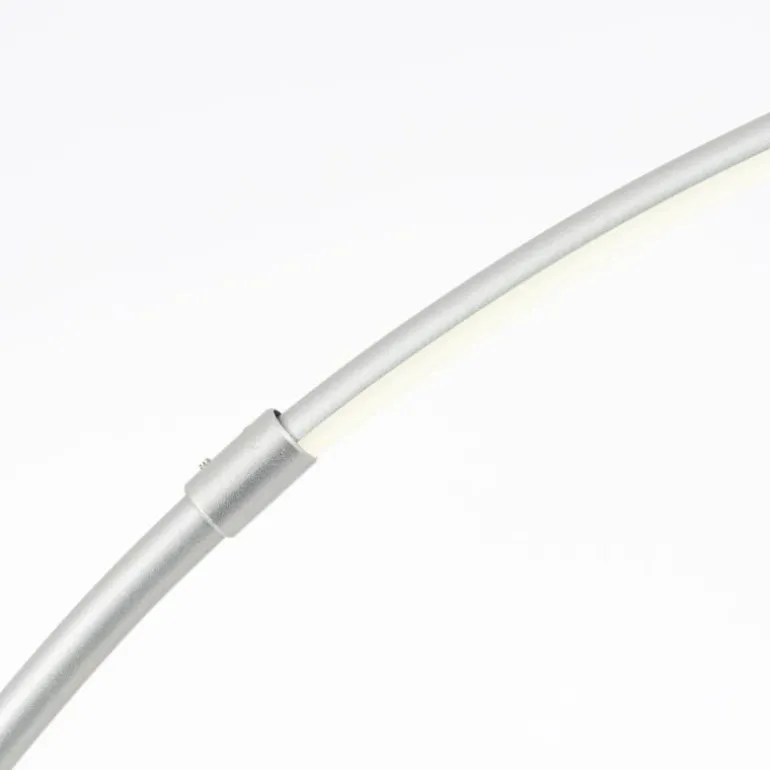Bow Lampadaire Luminaires Brilliant LED Argenté, 1 lumière