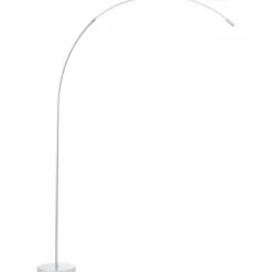 Bow Lampadaire Luminaires Brilliant LED Argenté, 1 lumière