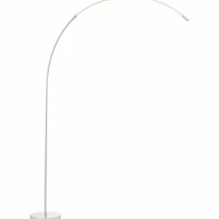 Bow Lampadaire Luminaires Brilliant LED Argenté, 1 lumière