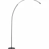 Bow Lampadaire Luminaires Brilliant LED Noir, 1 lumière