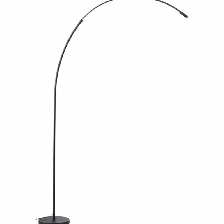 Bow Lampadaire Luminaires Brilliant LED Noir, 1 lumière