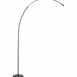 Bow Lampadaire Luminaires Brilliant LED Noir, 1 lumière