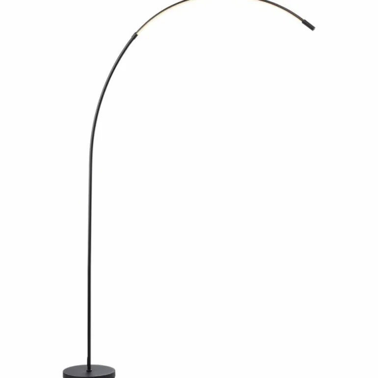Bow Lampadaire Luminaires Brilliant LED Noir, 1 lumière