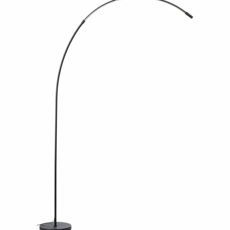 Bow Lampadaire Luminaires Brilliant LED Noir, 1 lumière