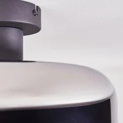 Boza Plafonnier Chrome, Fumé, 1 lumière